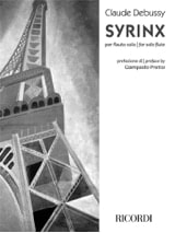 Syrinx - DEBUSSY - Partition - Flûte traversière